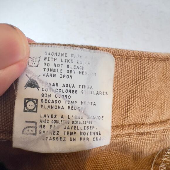 Dickies Canvas Carpenter Shorts Mens 42W Relaxed Fit Tough As Nails 100% Cotton - Picture 11 of 12